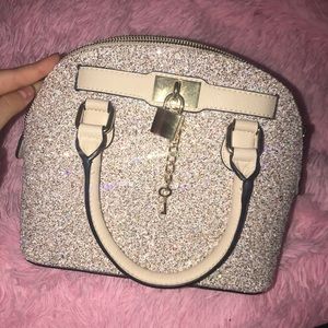 Aldo beige glitter mini